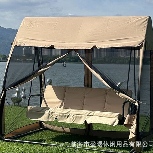 Outdoor shade tent hammock swing iron frame swing chair hammock bed balcony garden outdoor furniture manufacturer