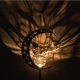 Explosions Amazon Solar Moon Fairy Lamp Outdoor Garden Decorative Iron Floor Lamp Fairy Angel Lamp