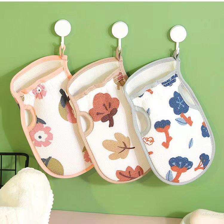 Pulgares con fugas Toalla de baño de barro con impresión gruesa fuerte de doble capa