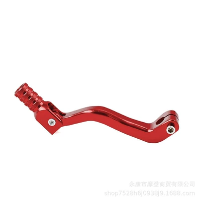 Off-Road Motorcycle Modification Parts: External Aluminum Alloy Folding Gear Shift Lever (Motosiklet ləvazimatları və aksesuarları) - red-aluminum-alloy-gear-lever