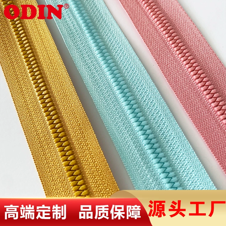 Factory wholesale 3#5#8#Volid zipper triangular open tail -tailed plastic pull -headed clothing pocket zipper zipper