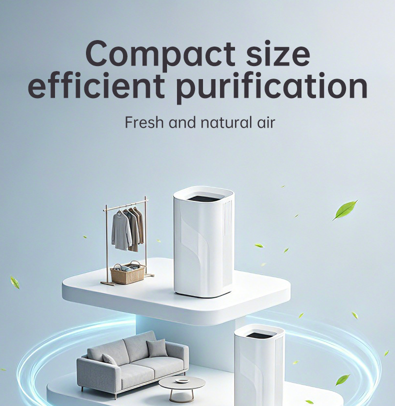 Yeni Model USB Çapraz Sınır Mini Amazon Ev Hava Temizleyicisi Yatak Odası Yurt Mavi Işık Aromaterapi Temizleyicisi