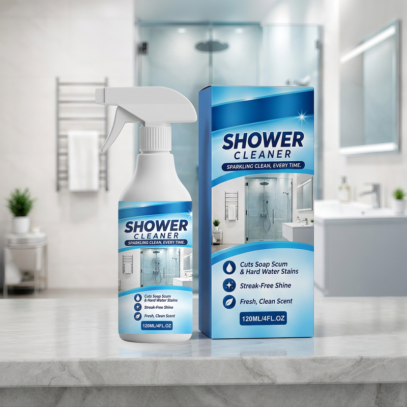 Multi-Surface Bathroom Descaling Spray Household Shower Room Glass Ceramic Stubborn Stain Surface Cleaner