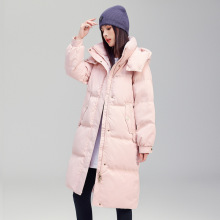 品牌羽绒服女中长款修身时尚加厚冬季大衣2025新款中长款保暖外套
