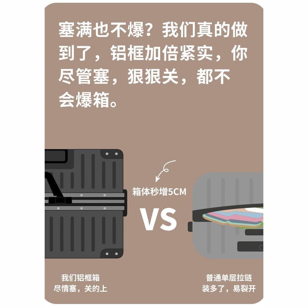 Maleta de 20 pulgadas para hombres, 28 pulgadas maleta de tracción para mujeres, gruesa y duradera 26 viajes