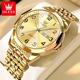 Lee 9970 steel belt full gold men