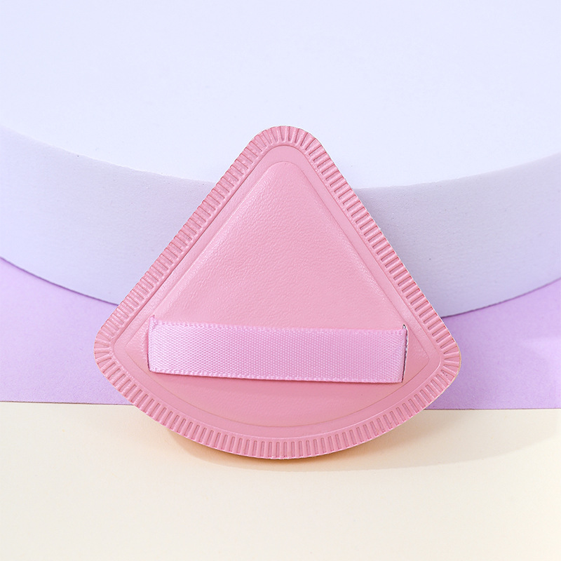 Puff de algodón de azúcar triangular personalizado de fábrica no come polvo súper suave y grueso esponja de maquillaje colchón de aire herramientas de belleza al por mayor
