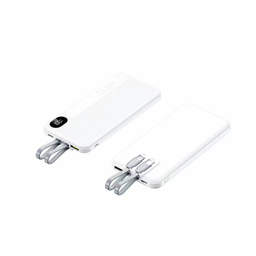 Carga rápida de gran capacidad de carga portátil fuente de alimentación portátil al por mayor al aire libre carga rápida con cable de carga eléctrica 20000 mAh