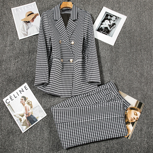 Women's Spring New Professional Fashion Small Figure Fragrance Casual Suit Jacket Set