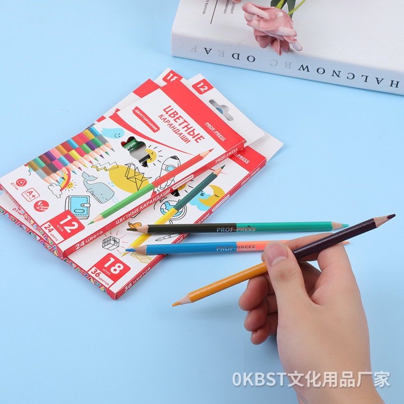 12 colores lápiz de color soluble en agua pintura estudiante profesional pintado a mano arte 18 colores aceitoso plomo traje de principiante