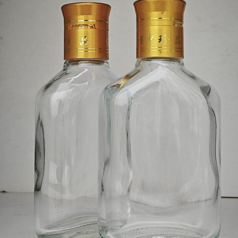 卸売 l 白酒ボトル、透明ガラスワインボトル、薬用ワインボトル、自家製ワインボトル 110ml 透明な白ワインボトル|undefined