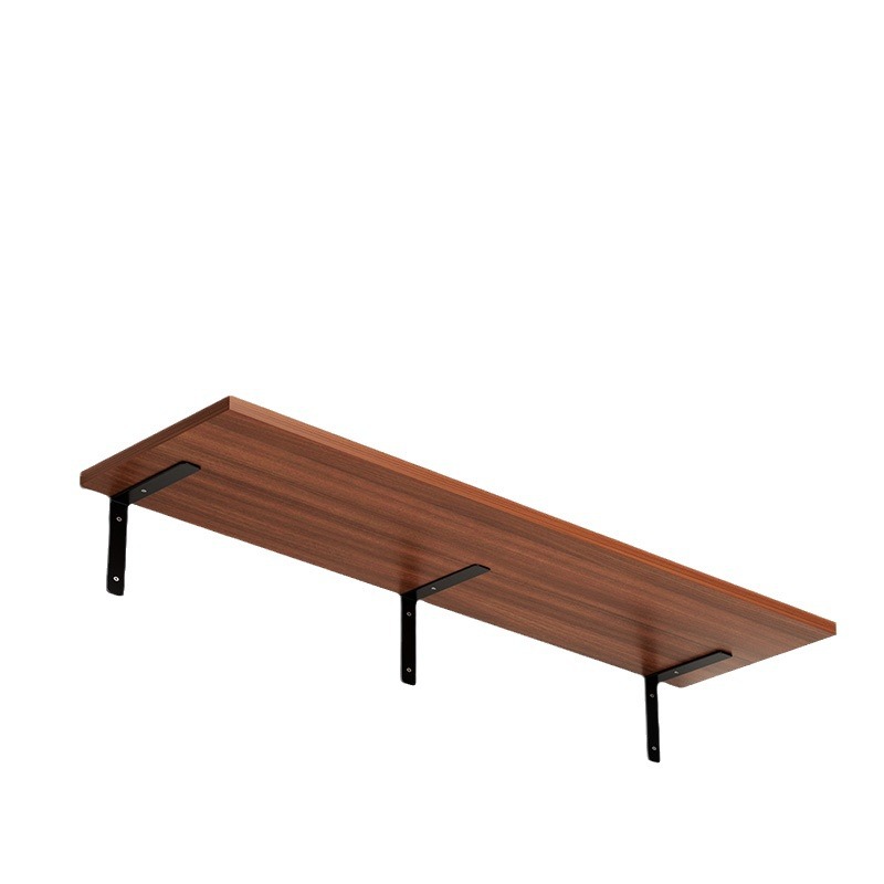 Estante de pared estante de pared estante de pared tipo estante de pared tipo estante de madera fijo soporte de pared superior estante de libro de tablero multicapa