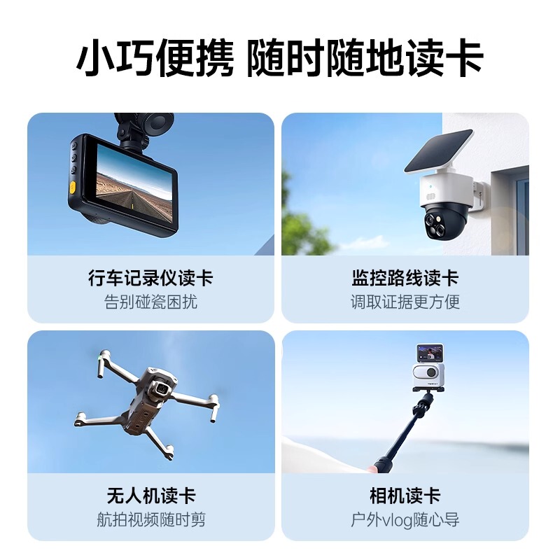 Green Series - Digital Network Cable Wireless Network Card Reader Expansion Dock Hub Male-Female Converter