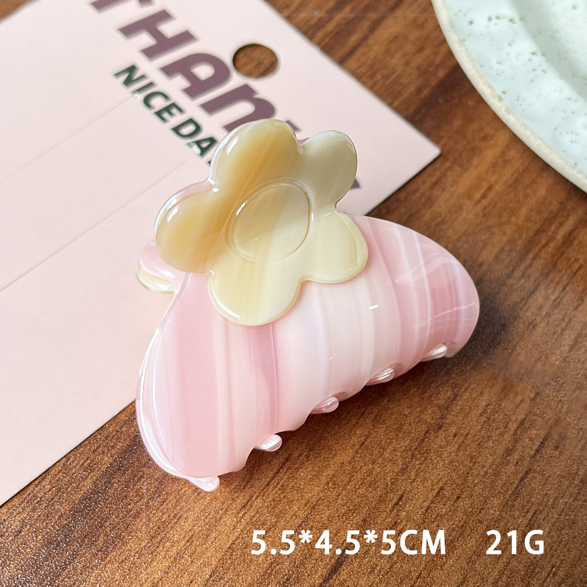 Retro nicho francés acético empalme flores tiñez agarrar clips temperamento pequeño tarjeta de cabello de tiburón clip de cabello adornamiento para mujeres image 10