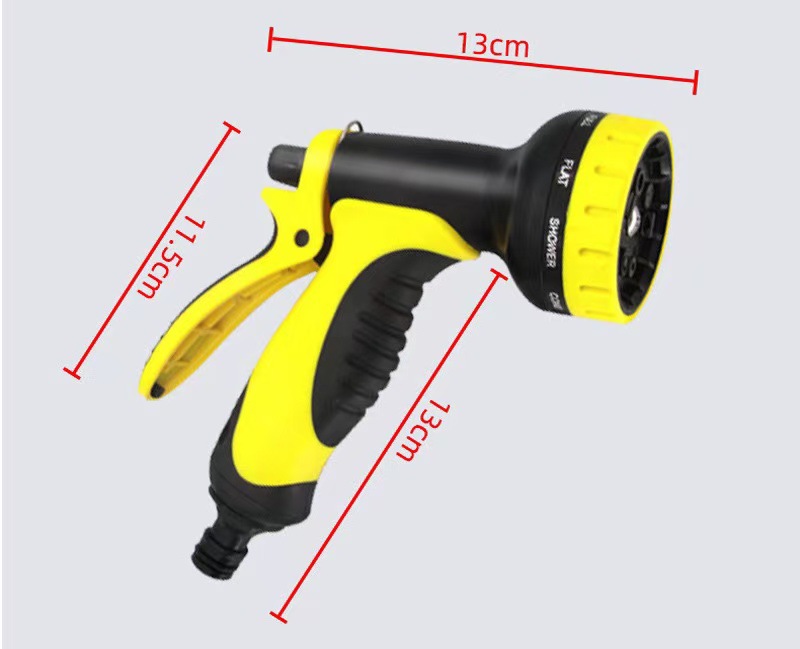 Retractable Water Pipe High Pressure Car Washing Special Household Washing Tap Flower Watering Anti-freeze Sun Protection Magic Hose Red