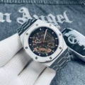 White shell black