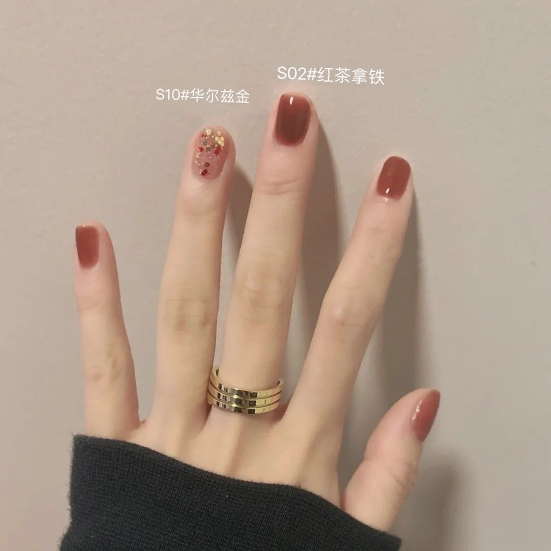 A base de agua de hielo blanco transparente desnudo esmalte de uñas hembra libre de horneado pelable sin lágrimas de secado rápido inodoro estudiante manicura traje