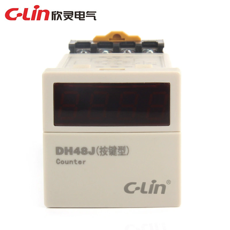 Реле счета с цифровым дисплеем и ключом DH48J AC/DC100-240V