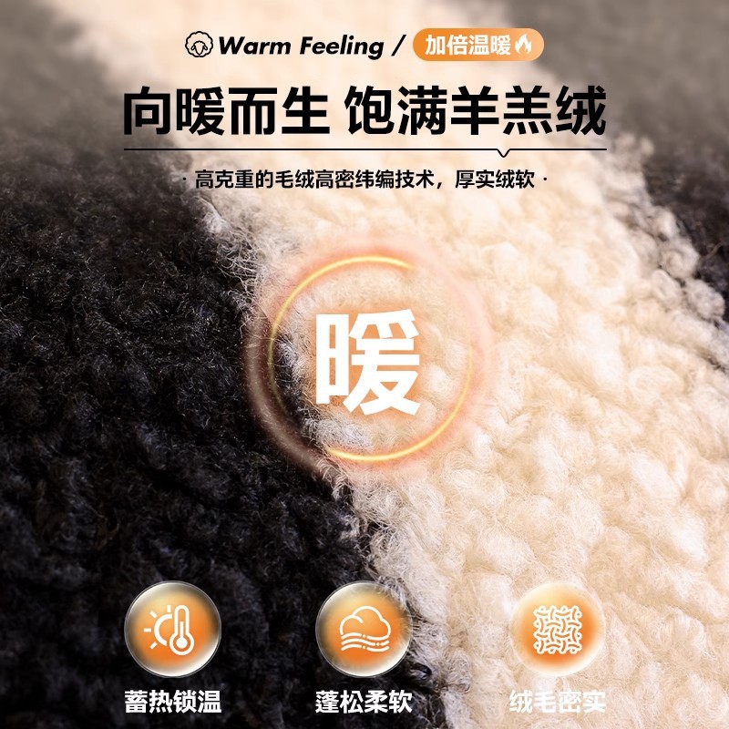 Cojín de sofá de cordero invierno invierno antideslizante cojín de peluche de alta calidad cuatro estaciones generales 2024 nuevo tipo de cubierta de tela