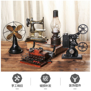 Retro Nostalgic Creative Home Furnishings Crafts Living Room Wine Cabinet Tv Cabinet Modern Room Desktop Decorations