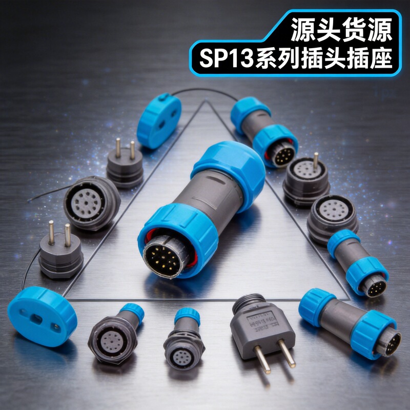 Waterproof Aviation Plug Sp13-2 Core 3 Core 4 Core 5 Core 6 Core 7 Core 9 Core Docking Connector Wire Connector Waterproof Aviation Plug Sp13-2 Core 3 Core 4 Core 5 Core 6 Core 7 Core 9 Core Docking Connector Wire Connector