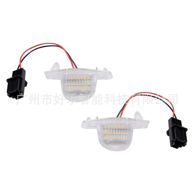 Honda CR-V Odyssey Jazz HRV FRV Stream LED license plate lights, high-brightness car lights (License plate lamp) - jx-d090-white-light
