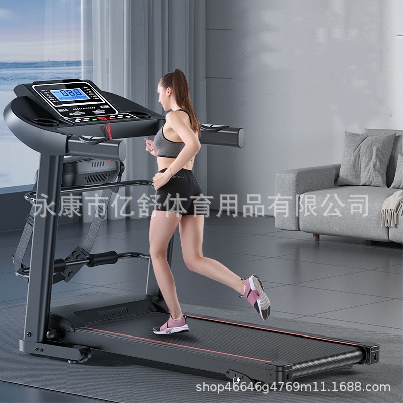 Household Silent Treadmill Fat-Burning Electric Walking Machine Foldable Mini Fitness Equipment Exercise Machine Wholesale