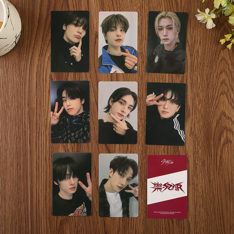 Набор фотокарточек STRAY KIDS, маленькие карточки 5.4×8.6 см, варианты A–J и коллекции по участникам