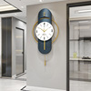 Fashionable creative wall modern decorations for living room, pocket watch, light luxury style, simple and elegant design, internet celebrity