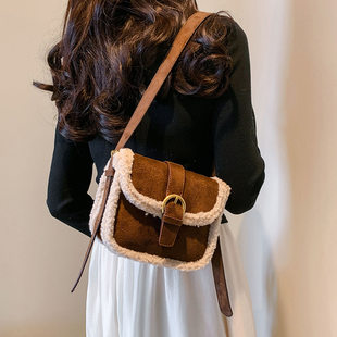 Retro shoulder bag, demi-season one-shoulder bag, high-end, 2023 collection