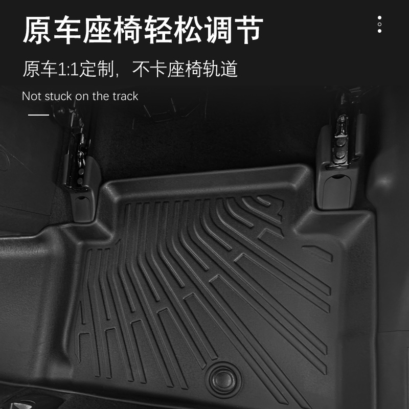 Aplicable a Corea del Sur 24 modelos modernos Santa Fe Gasolina 5 asientos 3D todo el tiempo material TPE almohadilla