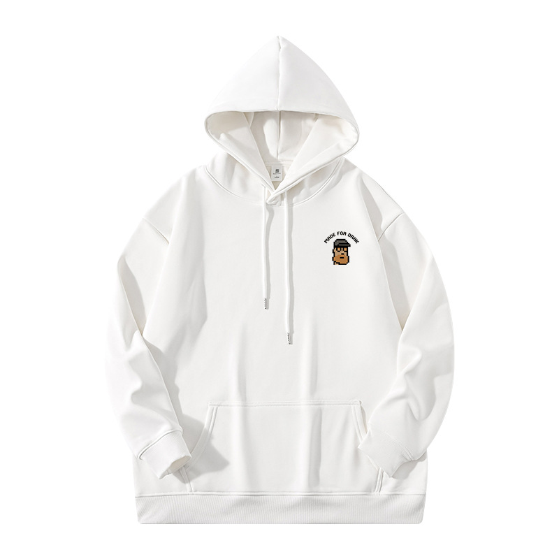 Suéter hombre encapuchado primavera y otoño estilo americano pesado pesado invierno más chaqueta de terciopelo nuevo abrigo de hombre de otoño