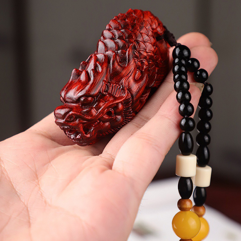 工場卸売紫檀手彫り木彫り貔貅財神ペンダント工芸品、ライブストリーミングや屋台で人気商品|undefined
