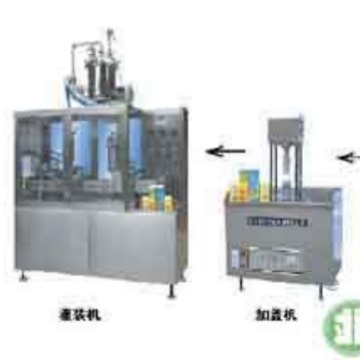 半自动NFC果汁饮料灌装机 半自动灌装机 纸盒屋顶包灌装机