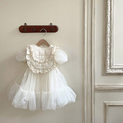 女童六一兒童節舞蹈裙網紗裙幼兒園演出舞蹈裙小女孩蓬蓬裙公主裙