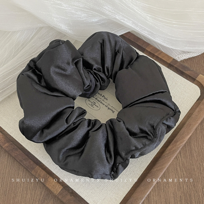 Otoño y invierno anillo de cabello de intestino para niñas de alto nivel de peluche cuerdas de cabello simples y versátiles de alta elasticidad correa de cuerdas de cabello tocado