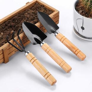 Three-Piece Flower Planting Tool Set for Home Gardening, Gardening, Soil Loosening, Flower Shovel, Potted Flower Planting Tool, Small Shovel