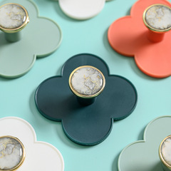 Four-leaf Clover Hook Strong Adhesive Wall Mount No-Damage Wall Sticky Hook Bathroom Door Behind Clothes Hook for Wholesale