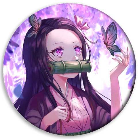 Ghost Blade insignia anime periférico carbón Zhilang usted frijoles mi esposa Shan Yi insignia barra redonda colgante