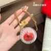 A set of simulated apples in red