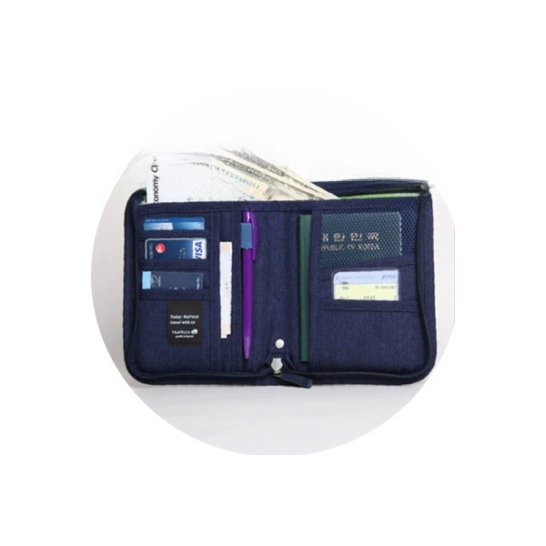 Waterproof organizer bag for traveling, passport bag, wallet, card holder, direct factory sales, mid length