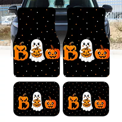 Avtomobil döşəmə paspasları, easy to maintain and wear-resistant - t828qcjdhalloween-20-3344cmtwo-piece-set