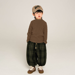 Changguo Kidsren's Clothing Boys' Bottoming Shirts Winter Clothing Kidsren's Half Turtleneck Bottoming Clothes Small and Medium-Sized Kidsren's Autumn and Winter Inner Tops Long Sleeves