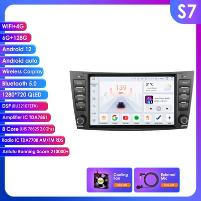 Central Control Car Navigation System – DVD Navigation - 6128g-wifi4glte-version-7862-carplay-octa-core-8-inch-non-disc-mercedes-benz-w219