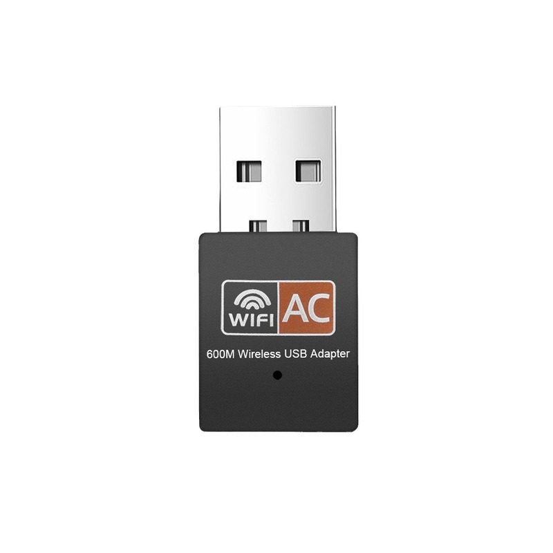 無線lanカードac600mデュアルバンドミニ5g無線lanカードパソコン外付けusb wifi受信アダプタ|undefined