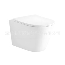 出口低价工程南非洲挂便器壁挂马桶toilet墙排直冲坐便器中东印度