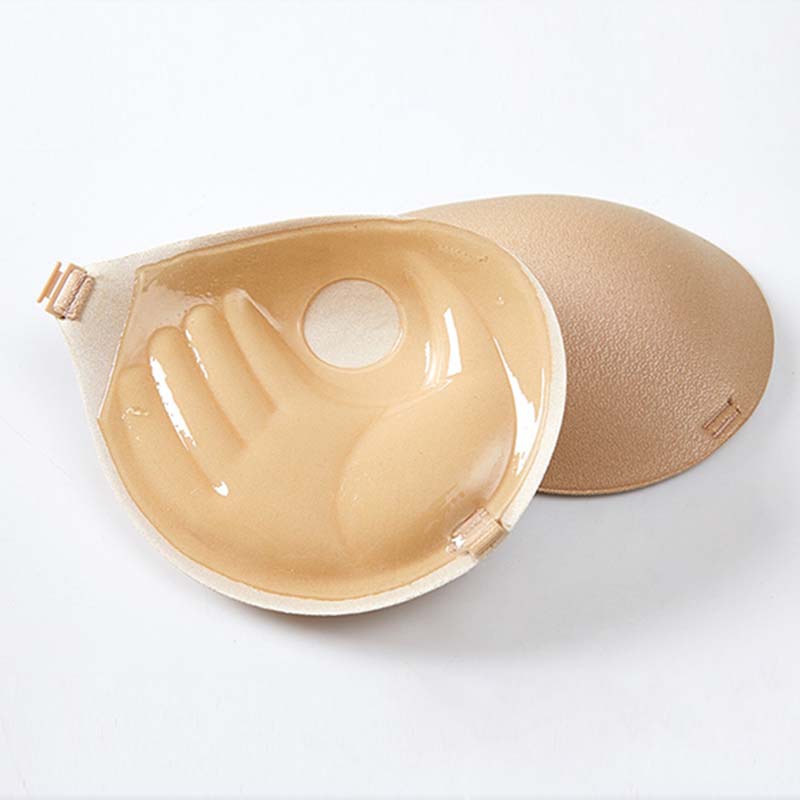 Thickened 3CM Palm Cup Invisible Bra, Push-Up "Hand of Adam" Underwear, Chest Pads for Wedding Dresses and Evening Gowns, Invisible Lingerie