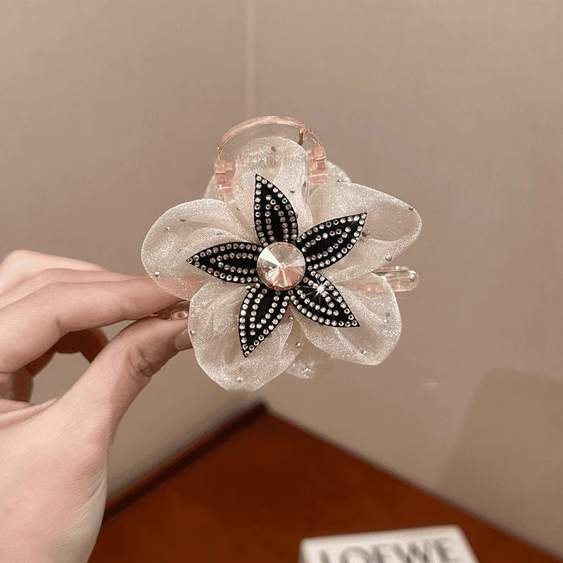 中号鲨鱼夹发卡女时尚高级感抓夹盘发后脑勺发饰发量少适用洋气|undefined