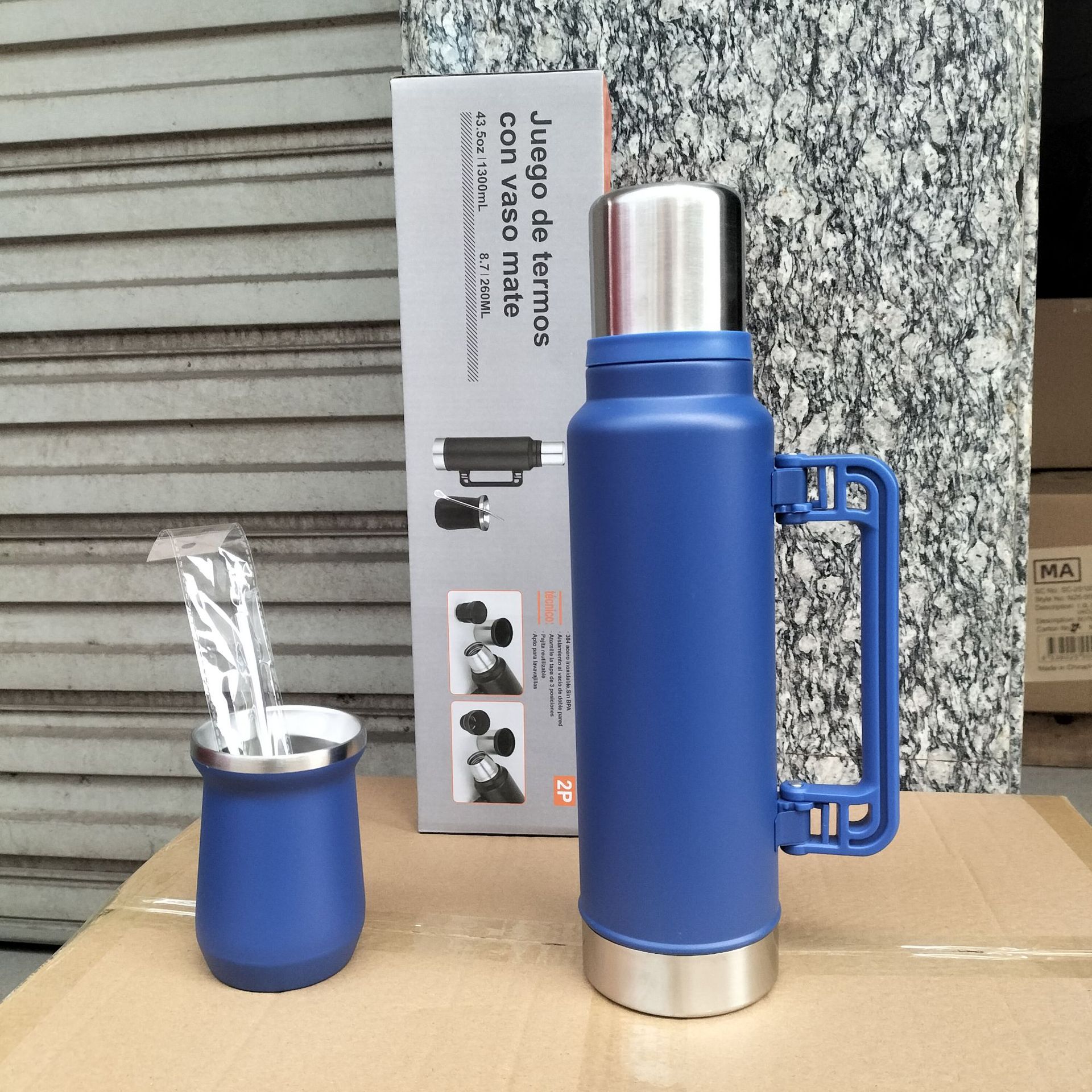 Botella térmica tipo Stanley, portátil para viajes y exteriores