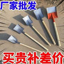 ✅不锈钢园艺铲加厚铁锹煤灰铲火铲农用长柄宠物猫屎便便铲小铁铲